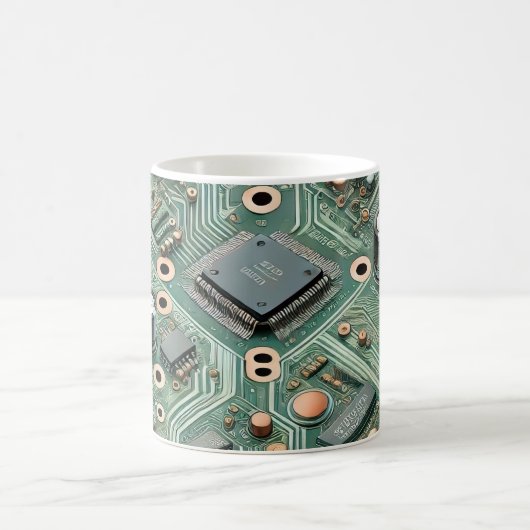 Computerplatine Kaffeetasse (Mittel)