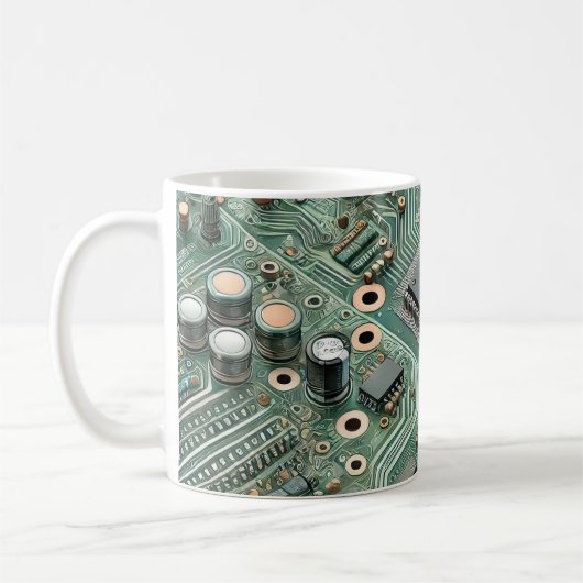 Computerplatine Kaffeetasse (Links)