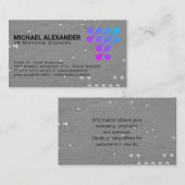 Computerplatine | Modernes Tech-Logo Visitenkarte (Vorne/Hinten)