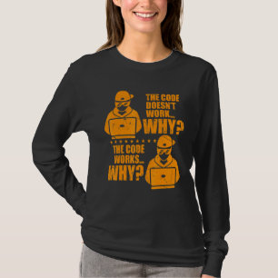 Computerprogrammierer Der Code funktioniert, warum T-Shirt