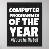 Computerprogrammierer des Jahres Poster (Vorne)