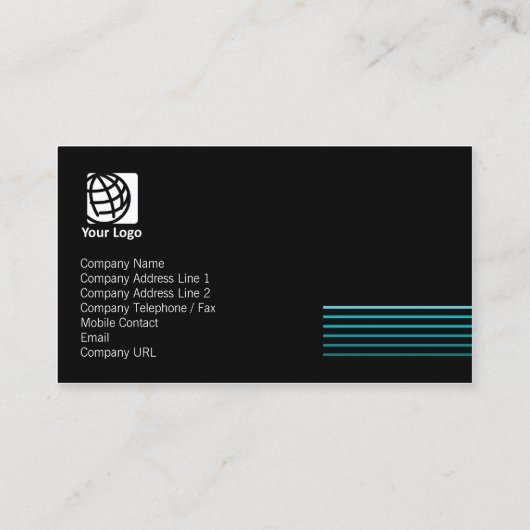 Computerprogrammierer Einfache Visitenkarte (Rückseite)