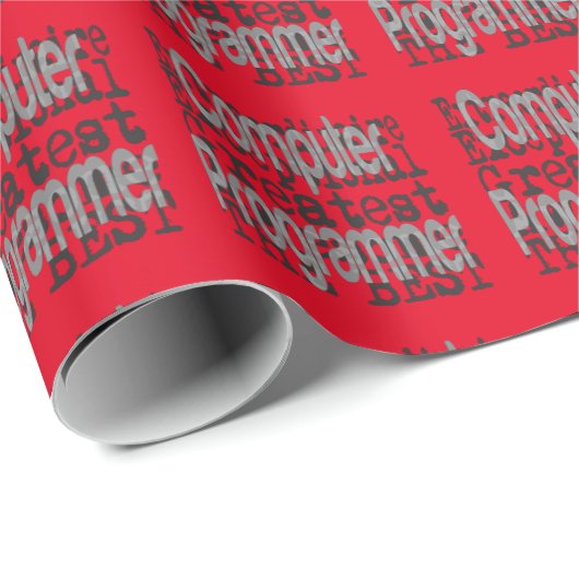 Computerprogrammierer-Extraordinator Geschenkpapier (Rolleneckpunkt)