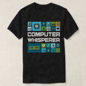 Computerprogrammierer Geeks Funny Sprichwort Compu T-Shirt (Design vorne)