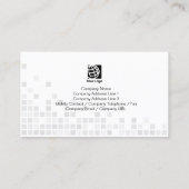 Computerprogrammierer IT befähigt Abstrakte blaue  Visitenkarte (Rückseite)