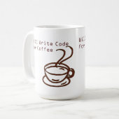 Computerprogrammierer-Kaffee-Tasse Kaffeetasse (Vorderseite Links)