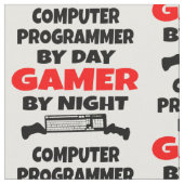 Computerprogrammierer-Lieben spielen Videospiele Stoff (Nahaufnahme)