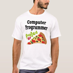 Computerprogrammierer-(lustiges) Pizza-T-Shirt T-Shirt