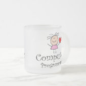 Computerprogrammierer Mattglastasse (VorderseiteRechts)