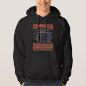 Computerprogrammierer mit Kaffee Hoodie (Vorderseite)