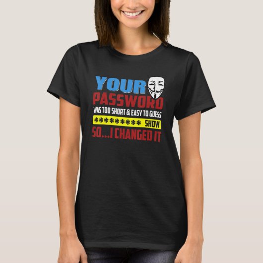 Computerprogrammierer Nerd Computer-Hacking Hacker T-Shirt (Vorderseite)