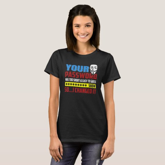 Computerprogrammierer Nerd Computer-Hacking Hacker T-Shirt (Vorne ganz)