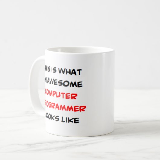 Computerprogrammierer, phantastisch kaffeetasse (Vorderseite Links)
