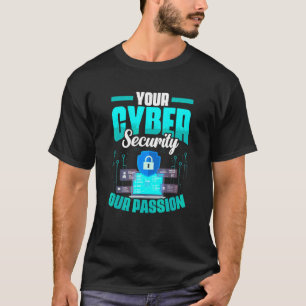 Computerprogrammierer programmiert Cybersicherheit T-Shirt