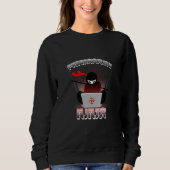 Computerprogrammierer Programmierung Ninja Codieru Sweatshirt (Vorderseite)
