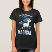 Computerprogrammierer sind magische Unicorn Coder T-Shirt (Vorderseite)