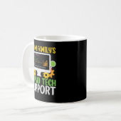 Computerprogrammierer Spaß in meiner Familie Unbez Kaffeetasse (Vorderseite Links)