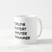 "Computerprogrammierer-" Tasse der Welt bestster (VorderseiteRechts)