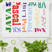 Computerprogrammierer-Tee-Tuch Handtuch (Gefaltet)