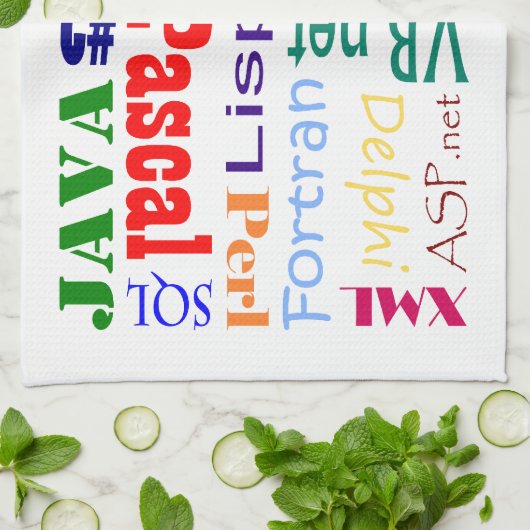 Computerprogrammierer-Tee-Tuch Handtuch (Gefaltet)