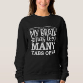 Computerprogrammierer und -arbeiter sweatshirt (Vorderseite)