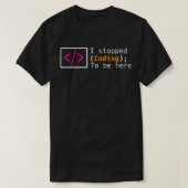 Computerprogrammierer und Coding-Geschenk für Prog T-Shirt (Design vorne)
