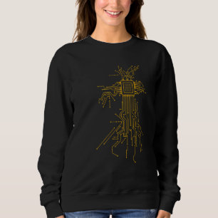 Computerprogrammierer und ComputerGamer Geek Nerd Sweatshirt