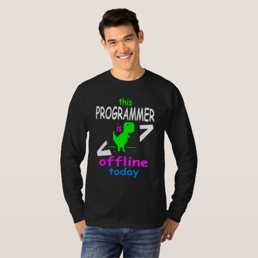 Computerprogrammiererdesign für Computer n T-Shirt (Vorne ganz)