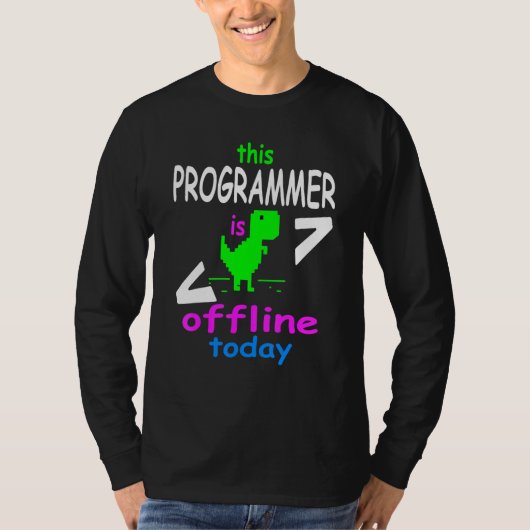 Computerprogrammiererdesign für Computer n T-Shirt (Vorderseite)