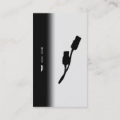 Computerprogrammiererkarte für Frauen Visitenkarte (Rückseite)