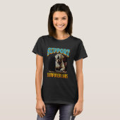 Computerprogrammierung Labrador Retriever Software T-Shirt (Vorne ganz)