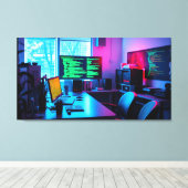 Computerprogrammierung Leinwanddruck (Insitu (Holzboden))