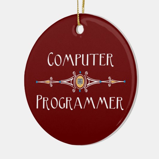 Computerprogrammleitung Keramik Ornament (Links)