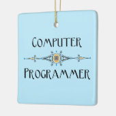 Computerprogrammleitung Keramikornament (Links)