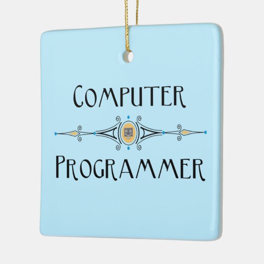 Computerprogrammleitung Keramikornament (Links)