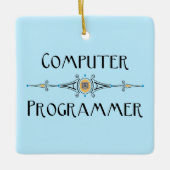 Computerprogrammleitung Keramikornament (Vorderseite)