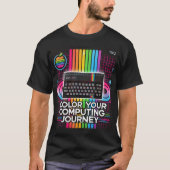 Computerreise - Retro Sinclair ZX Spectrum T-Shirt (Vorderseite)