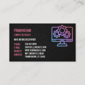 Computerreparatur - Berufliche Visitenkarte (Vorderseite)