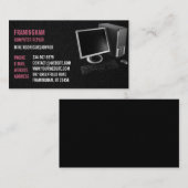 Computerreparatur - Berufliche Visitenkarte (Vorne/Hinten)