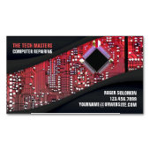 Computerreparatur Magnetische Visitenkarte (Vorderseite)