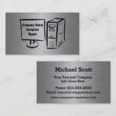Computerreparatur oder technische Support-Visitenk Visitenkarte (Vorne/Hinten)