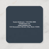 Computerreparatur Quadratische Visitenkarte (Rückseite)