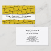 Computerreparatur - Tastatur-Ableitung der Visiten Visitenkarte (Vorne/Hinten)