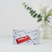 Computerreparatur, Technik, Notebook-Visitenkarten Visitenkarte (Stehend Vorderseite)