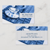 Computerreparatur, Technik, Notebook-Visitenkarten Visitenkarte (Vorne/Hinten)