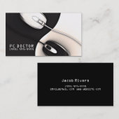 Computerreparatur, Technik, Notebook-Visitenkarten Visitenkarte (Vorne/Hinten)