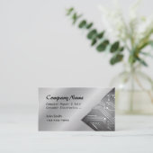 Computerreparatur verkaufte Leiterplatten Visitenk Visitenkarte (Stehend Vorderseite)