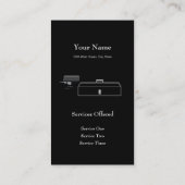 Computerreparaturkarte Visitenkarte (Rückseite)