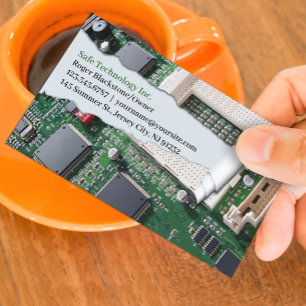 Computerreparaturkarte Visitenkarte