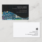 Computerreparaturspezialist - Mutterplatinenschalt Visitenkarte (Vorne/Hinten)